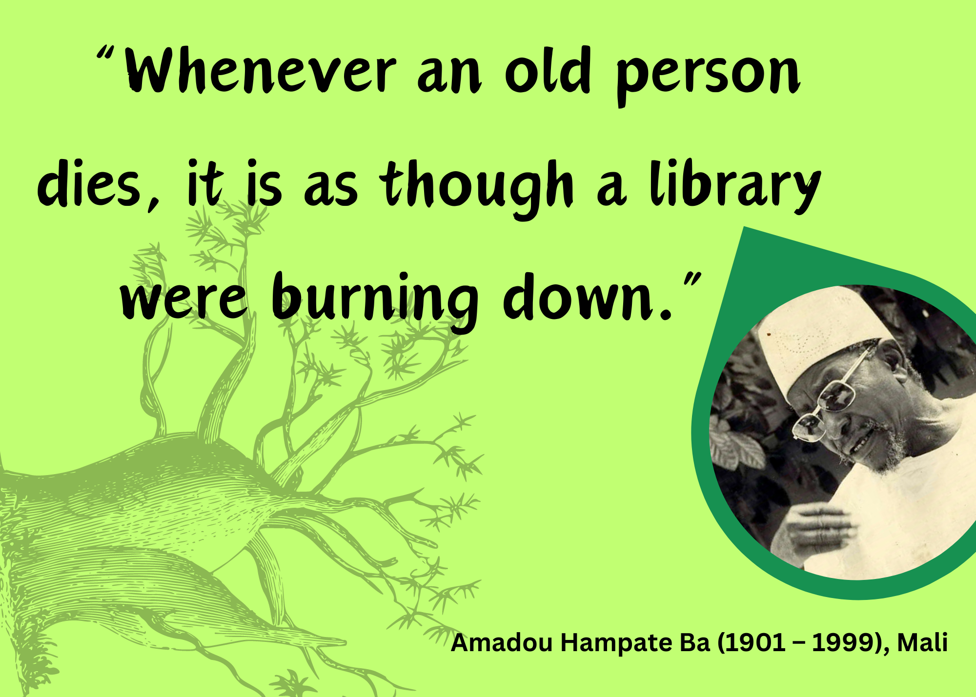 Amadou Hampate Ba (1901 – 1999), Mali